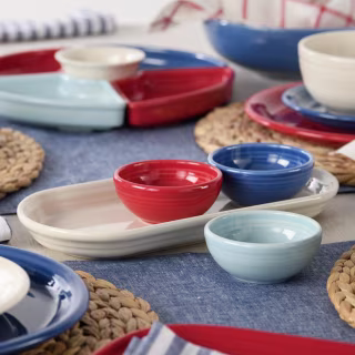 Fiesta Americana Mixed Colors Condiment Set (4 Piece)