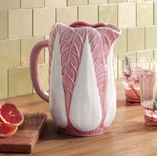 Threshold Stoneware Radicchio Pitcher