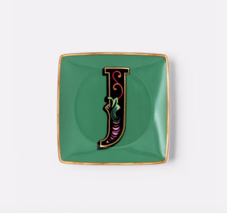 Versace Alphabet Square Plate 