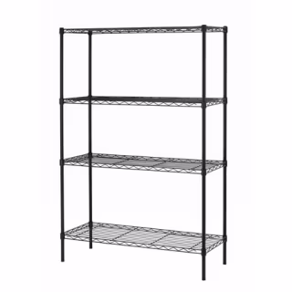 BestOffice 4-Shelf Wire Shelving Unit