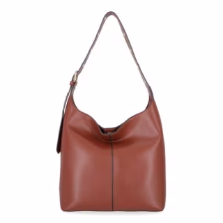 Time and Tru Shively Faux Leather Bucket Handbag