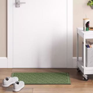 Room Essentials Absorbing Embossed Floral Doormat