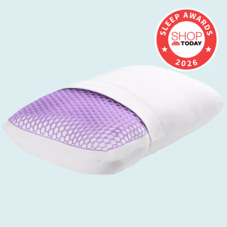 Purple GridCloud Pillow