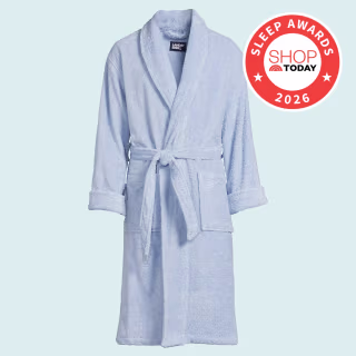 Lands' End Calf Length Turkish Terry Robe (Unisex)
