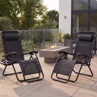 Adjustable Lounge Chair Recliners (Set of 2)