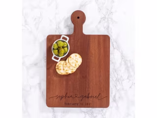 Copper Fox Company Personalized Cutting Board with Initials