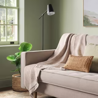 Threshold Lumbar Palm Weave Pillow