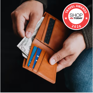 Bullstrap Leather Nav Bifold Wallet