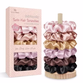 Bonnet Queen Satin Scrunchies