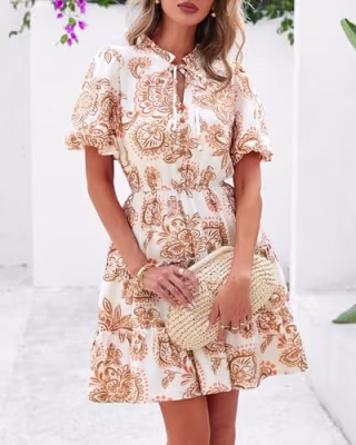 BTFBM Boho Swing Dress