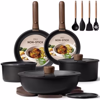 Carote 19-Piece Nonstick Cookware Set