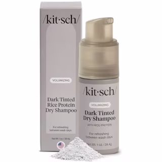 Kitsch Volumizing Rice Protein Dry Shampoo Powder (Dark Tinted)