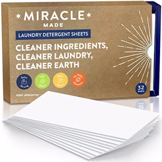 Miracle Made Liquid-Less Laundry Detergent Sheets