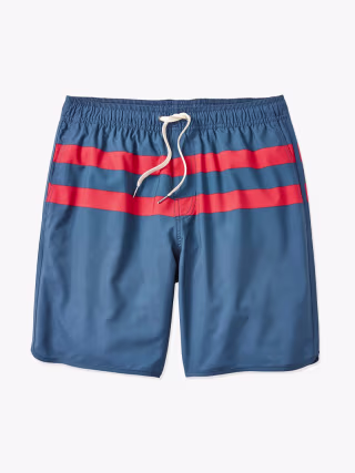 Fair Harbor Anchor Stripe Swim Trunks