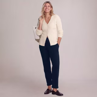 Lands' End Sport Knit High Rise Pants