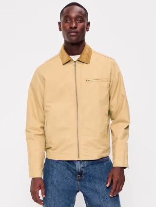 Old Navy Cropped Canvas Barn Jacket