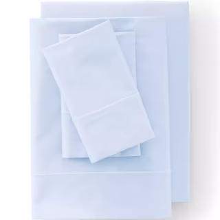 Lands' End 400 Thread Count Premium Supima Cotton Sateen Bed Sheet Set