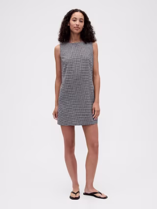 Gap Linen-Blend Apron Mini Dress