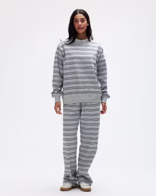 Parke Striped Mockneck Pullover