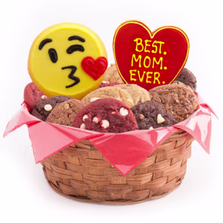 Cookies by Design Sweet Emojis Best. MOM. Ever. Basket