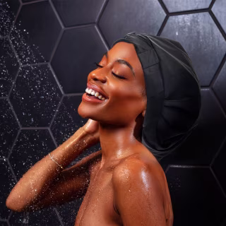 Hairbrella Satin-Lined Waterproof Shower Cap