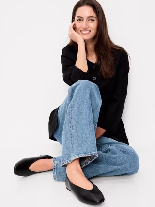 Old Navy V-Cut Ballet Flats