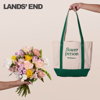 The Bouqs Co The Lands' End Canvas Pocket Tote Gift Set