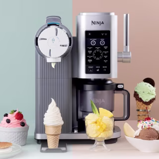 Ninja Creami Scoop & Swirl Soft Serve Ice Cream Machine