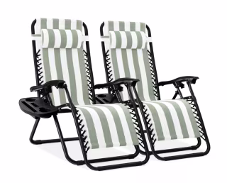 Best Choice Products Zero Gravity Lounge Chair Recliners (Set of 2)
