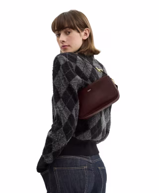 Coach Plaza Small Leather Slim Shoulder Bag