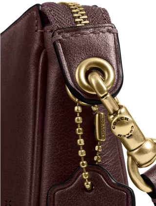Coach Plaza Small Leather Slim Shoulder Bag