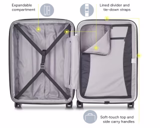 Delsey Paris Titanium Hardside Expandable Luggage