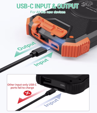 Blavor Solar Charger Power Bank