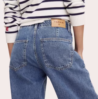 Parke x Target Mid-Rise Drawstring Baggy Jeans