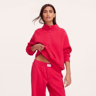 Parke x Target Snap Mockneck Popover Sweatshirt