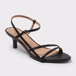 A New Day Women’s Stella Almond Toe Strappy Heels