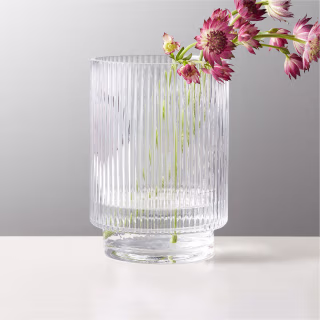 CB2 Dina Fluted Glass Vase