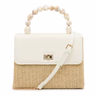 Crown Vintage Stone Handle Satchel