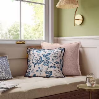 Threshold Square Floral Throw Pillow