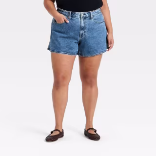 Universal Thread High-Rise A-Line Denim Shorts