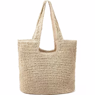 Gocvo Woven Straw Boho Bag
