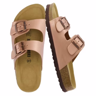 Cushionaire Women's Lane Cork Footbed Sandals