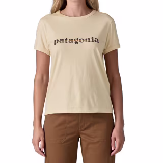 Women's '73 Text Logo Organic Ringer Tee