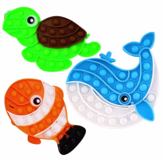 Ocean Animal Bubble Pop Fidget Toys