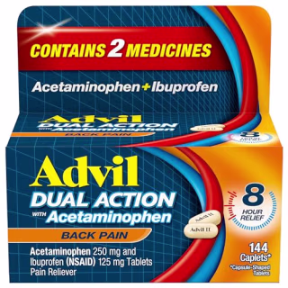 Advil Dual Action Back Pain Caplets