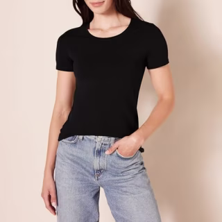 Amazon Essentials Women's Crewneck T-Shirt (Pack of 2)