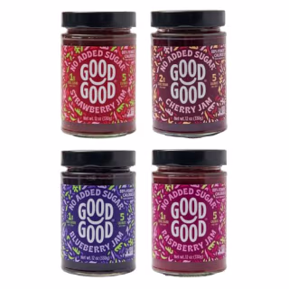 GOOD GOOD Fruit Jam Variety Pack of 4