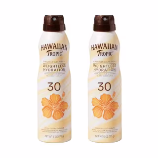 Hawaiian Tropic Weightless Hydration Clear Spray Sunscreen SPF 30