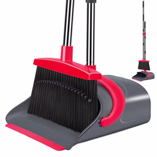 Ivandar Broom and Dustpan Set