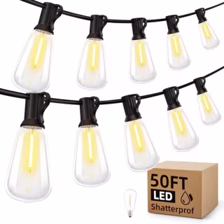 Mgvih Outdoor String Led Patio Lights